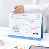 Usage example -  Indigo 2024 Prism Work Plan A4 Standing Flip Desk Calendar