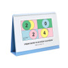  Indigo 2024 Prism Work Plan A4 Standing Flip Desk Calendar