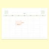 Undated Scheduler - Indigo 2027 Prism Work Plan A4 Desk Calendar