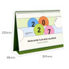 Size - Indigo 2027 Prism Work Plan A4 Desk Calendar