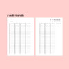 Weekly time table - Signature 100 Days B6 Dateless Daily Study Planner