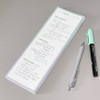 Mint gray - Heyday Two Tone Color Long Notepad 100 Sheets
