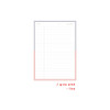 Gray pink - Heyday Two Tone Color B5 Notepad 100 Sheets