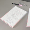 Gray pink - Heyday Two Tone Color B5 Notepad 100 Sheets