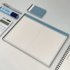 Deep blue - Autumn Color B5 Lined Grid Notepad 100 Sheets