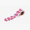Dailylike Pink Elephant Removable Animal Sticker Roll