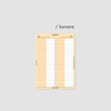 Banana - Pastel Color Butter B5 Lined Grid Notepad 100 Sheets