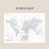 World map - Indigo 2024 Official A5 Dated Weekly Diary Planner