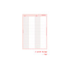 Pink beige - Spring A5 Lined Grid Notepad