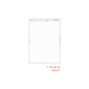 Sky gray - Spring A5 Lined Grid Notepad