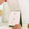 standing desk calendar - Indigo 2024 The Temperature Of The Day Monthly Desk Calendar