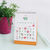 Standing Calendar - Indigo 2027 The Temperature Of The Day Desk Calendar
