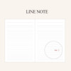 Lined note - Indigo 2024 Official A4 Dated Monthly Planner Scheduler
