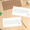 Usage example - Near And Dear Small Letter and Envelope Set