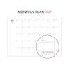 Monthly plan - O-check 2024 Mon Journal B6 Dated Monthly Diary Planner