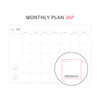 monthly plan - O-check 2024 Mon Journal A5 Dated Weekly Diary Planner