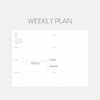 weekly plan - Indigo 2024 Prism Leather B6 Dated Weekly Diary Planner