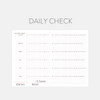 daily check - Indigo 2024 Prism Leather B6 Dated Weekly Diary Planner