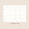 Monthly plan - 2024 Edit Large Dated Weekly Planner Agenda