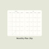 Monthly plan - 2024 Simple B6 Hardcover Dated Weekly Planner