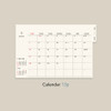 Calendar - 2024 Archive Dated Monthly Standing Flip Desk Calendar