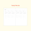 yearly plan - O-check 2024 Compact B6 Dated Monthly Diary Planner