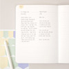 Lined note - 2024 Making Memory B5 Dated Weekly Planner Agenda