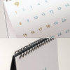 Detail of 2024 Simple Small Standing Flip Desk Calendar