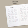 calendar - Iconic 2024 Simple Small Dated Weekly Planner Diary