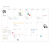 Monthly plan - 2024 Simple Large Dated Monthly Planner Agenda