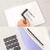 Detail of 2024 Notable Memory Slim B6 Dated Monthly Planner Agenda