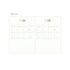 Yearly plan - 2024 Notable Memory Slim B6 Dated Monthly Planner Agenda