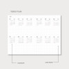 Yearly plan - 2024 Greenrim B6 Dated Weekly Planner Diary