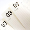Detail of 2024 Premium Natural Dated Monthly Planner Agenda