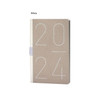 White - 2024 Premium Natural Dated Monthly Planner Agenda