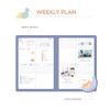 Weekly plan - 2024 Chou Chou B6 Dated Weekly Planner Agenda