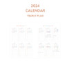 2024 calendar - 2024 Chou Chou B6 Dated Weekly Planner Agenda