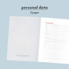 Personal data - 2024 Brilliant A5 Dated Weekly Planner Agenda