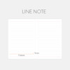 Line note - 2024 Prism Leather B6 Dated Monthly Diary Planner
