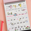2024 Jelly bear Monthly Standing Flip Desk Calendar