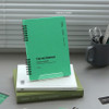 Emerald green - Compact A5 Twin Wire Grid Notebook