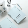 Powder blue - Compact A5 Twin Wire Grid Notebook