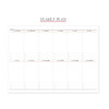 Yearly plan - 2024 On A Roll B6 Dated Monthly Planner Scheduler