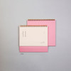 Pink - 2024 Daily life Monthly Standing Flip Desk Calendar