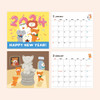 2024 Brunch Brother Monthly Standing Flip Desk Calendar