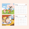 2024 Brunch Brother Monthly Standing Flip Desk Calendar