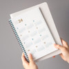 2024 Second A5 Medium Twin Wire Dated Monthly Planner