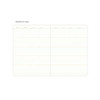 Monthly plan - Notable Memory 6 Month Small Dateless Daily Diary