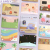 Lively - Daily Life Background Paper Sticker Pack 50 Sheets