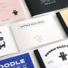 Doodle One Month Small Undated Daily Planner Notebook